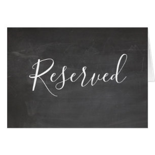 Chalkboard vorbehaltenes Schild. Moderne graue Hoc