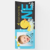 Chalkboard Wasserfarbenduck Oh, was Spaß Foto Part Banner (Vertikal)