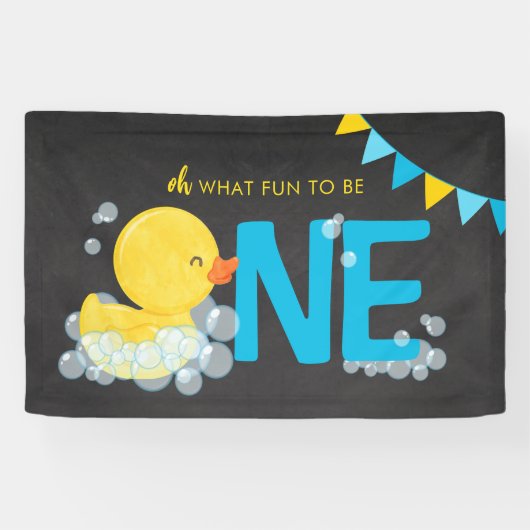 Chalkboard Wasserfarbendusche Ein-Party-Banner Banner (Horizontal)