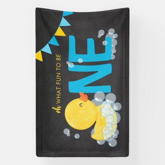 Chalkboard Wasserfarbendusche Ein-Party-Banner Banner (Vertikal)