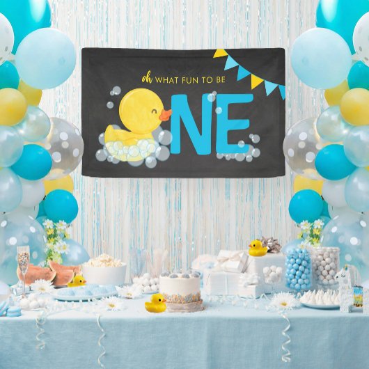 Chalkboard Wasserfarbendusche Ein-Party-Banner Banner