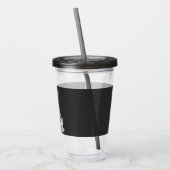 Chalkboard Watercol Niedlich Safari Jungle Baby Du Acryltrinkbecher (Links)