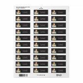 Chalkboard Watercol Niedliche Dschungeltiere (Vorne)