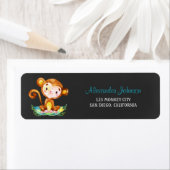 Chalkboard Watercolor Monkey Boy (Insitu)