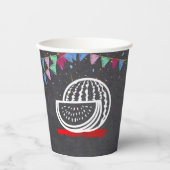 Chalkboard Watermelon Zeichnend Kinderdusche Pappbecher (Vorderseite)