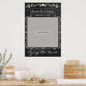 Chalkboard Wedding Prop Poster für Foto Booth (Küche)