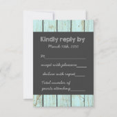 Chalkboard Wedding RSVP (Vorderseite)