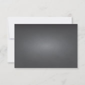 Chalkboard Wedding RSVP Response Card w Dinner Karte (Rückseite)