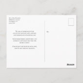 Chalkboard Wedding Vielen Dank Foto Collage rustik Postkarte (Rückseite)