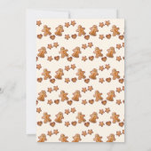 Chalkboard Weihnachts-Cookie-Exchange-Party Einladung (Rückseite)