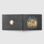 Chalkboard Woodland Baby Showbook Gästebuch (Voll)