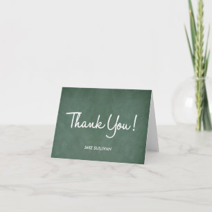 Chalkboard Writing Dankeschön Card Dankeskarte