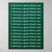 Chalkboard Writing Poster (Vorne)