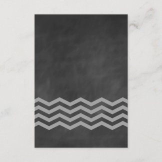 Chalkboard Zickzack UAWG RSVP Karte