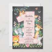 ChalkboardJungle große Einladung (Vorderseite)