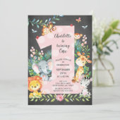 ChalkboardJungle große Einladung (Stehend Vorderseite)