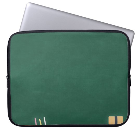 Chalkboardkreide-Radiergruppe Laptopschutzhülle (Vorderseite)