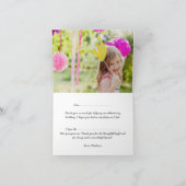 Chalked Collage Geburtstag Danke Karte (Innenseite)