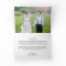 Chalked Collage Wedding Thank You Card