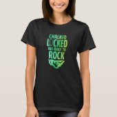 Chalked Locked And Ready To Rock Rock Climber Boul T-Shirt (Vorderseite)