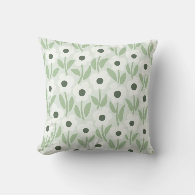 Chalkflower Garden Botanical Calm Kissen (Vorderseite)
