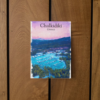 Chalkidiki Griechenland Landschaft Postkarte