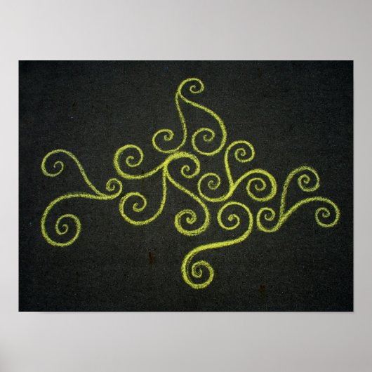 Chalkie Yellow Sea Poster (Vorne)