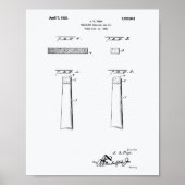 Chalkless Billiard Cue Tipp 1925 - Weißbuch Poster (Vorne)