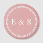 Chalky Pastel Pink Wedding Party Set Magnet<br><div class="desc">Chalky Pastel Pink Wedding Party Set</div>