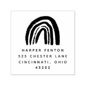 Chalky Rainbow Self-Incentive Rücksendeadresse Bri Permastempel (Design)