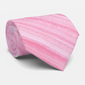 Chalky Streifen in Bubblegum Pink Krawatte (Gerollt)