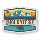 Chalkyitsik, Alaska Aufkleber (Vorderseite)