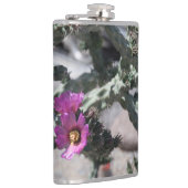 Challa Cactus in Blüte Flachmann (Rechts)