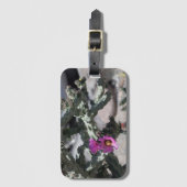 Challa Cactus in Blüte Gepäckanhänger (Vorderseite Vertikal)