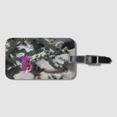 Challa Cactus in Blüte Gepäckanhänger (Vorderseite (Horizontal))