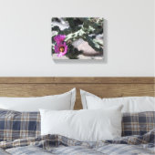 Challa Cactus in Blüte Leinwanddruck (Insitu (Schlafzimmer))