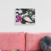 Challa Cactus in Blüte Leinwanddruck (Insitu (Wohnzimmer))