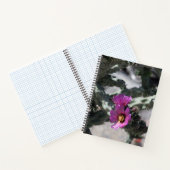 Challa Cactus in Blüte Notizblock (Innenseite)