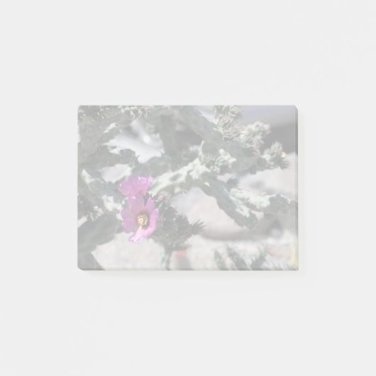 Challa Cactus in Blüte Post-it Klebezettel (Vorderseite)