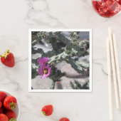 Challa Cactus in Blüte Serviette (Beispiel)