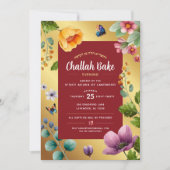 Challah Bake Event Elegante Einladung (Vorderseite)