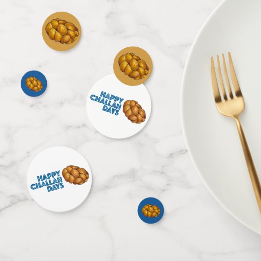 Challah Braided Jewish Bakery Brot Loaf Hanukkah Konfetti (Gruppe)