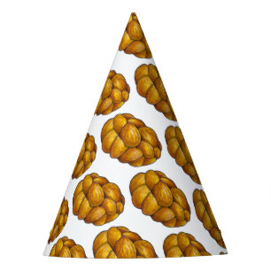 Challah Braided Jewish Bakery Brot Loaf Hanukkah Partyhütchen