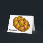 Challah! Brot Loaf Hanukkah Chanukah Holiday Feiertagskarte<br><div class="desc">Die Notizbücher von Challah sind mit einem Laib von herausforderndem Brot ausgestattet. Erstellt aus einer originalen Marker-Abbildung. Diese Chanukah Illustration ist auch auf anderen Produkten verfügbar. Sehen Sie nicht,  wonach Sie suchen? Brauchen Sie Hilfe bei der Anpassung? Kontaktieren Sie Rebecca,  um etwas für Sie entworfen zu haben.</div>
