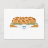 Challah Brot Postkarte (Vorderseite)