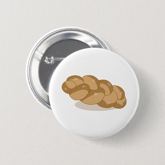 Challah Button (Vorne & Hinten)