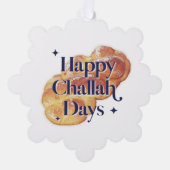 Challah Hanukkah Holiday Card Ornament Karte (Vorderseite)
