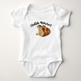 Challah Monster Shabbat Baby Bodysuit Strampler