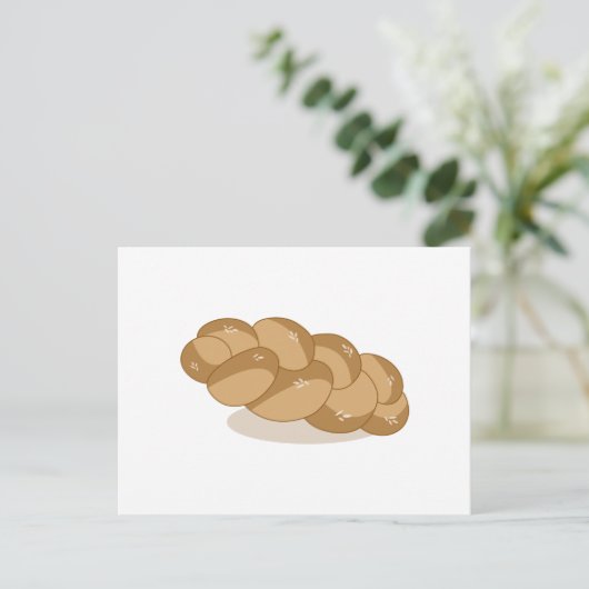 Challah Postkarte (Stehend Vorderseite)