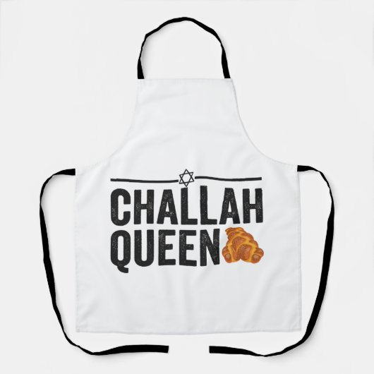 Challah Queen Funny Hanukkah Jewish Holiday Gesche Schürze (Vorderseite)